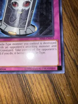 YUGIOH! ALIEN BRAIN - SHATTERFOIL RARE - 1ST EDITION - BP03-EN215 - Image 3