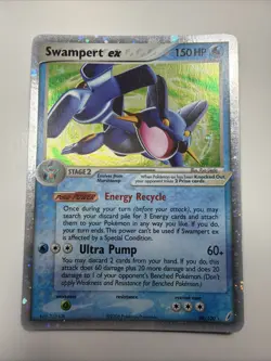 Pokemon TCG • Swampert ex • EX Crystal Guardians 98/100 • LP Rare Holo - Image 1