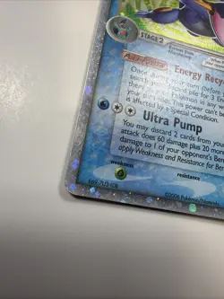 Pokemon TCG • Swampert ex • EX Crystal Guardians 98/100 • LP Rare Holo - Image 2