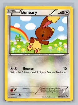 Buneary 84/106 Common Flashfire Pokemon Near Mint - Image 1
