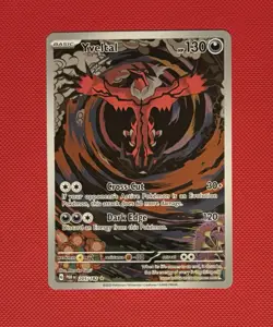 Pokemon Yveltal 205/182 SV04: Paradox Rift Illustration Rare Holo Basic 130 HP - Image 1