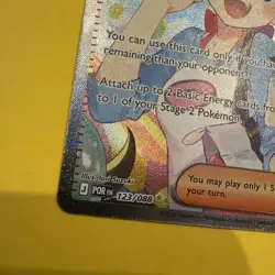 Pokemon Rosa's Encouragement 123/088 Full Art Perfect Order - Image 2