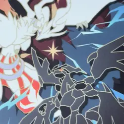 Pokemon TCG 60 Card Sleeves Deck Shield Reshiram Zekrom Japan - Image 2