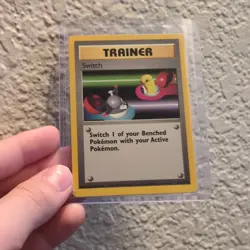 Pokemon Switch Base Set Trainer Regular Common English 1999 95/102 TCG Card - Image 1