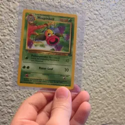 Pokemon Weepinbell Jungle 48/64 Regular Uncommon 70 HP English TCG Card - Image 1