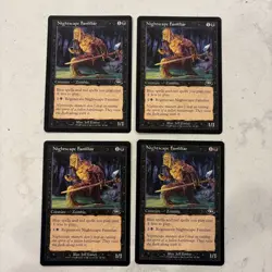 Magic the Gathering MTG Nightscape Familiar Play Set Of 4 Cards - Image 1