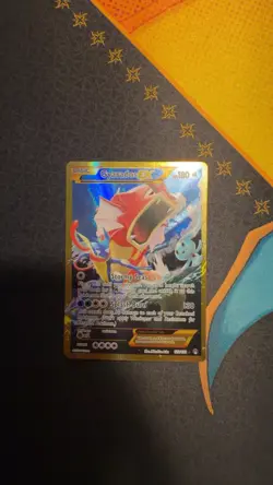 Pokemon Gyarados EX TCG Card Full Art Holo, Secret Rare, XY Breakpoint 123/122 - Image 1