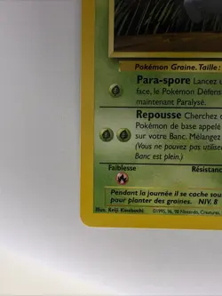 Mystherbe 58/64 Common non-holo French Oddish Jungle Set Pokemon Card - Image 5