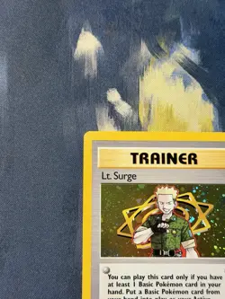 Pokemon Card Lt. Surge Gym Heroes Unlimited WOTC Holo Rare 17/132 006 LP - Image 5