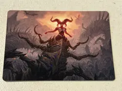 mtg Sheoldred the Apocalypse, Dominaria United Art Series card, 26/81 - Image 1