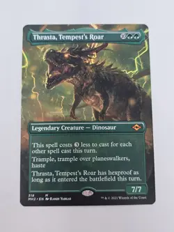 Thrasta, Tempest's Roar (Borderless) #318 (NM) Modern Horizons 2 MH2 Magic MTG - Image 1