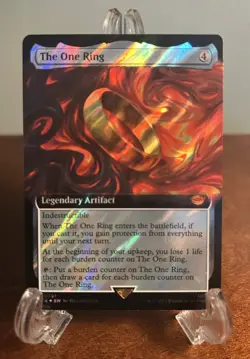 MTG The One Ring Extended Art Surge Foil The Lord of the Rings LOTR Magic LP - Image 1