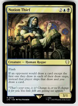 Notion Thief - 270 - NM - Commander: The Lord of the Rings:Tales of Middle-earth - Image 1