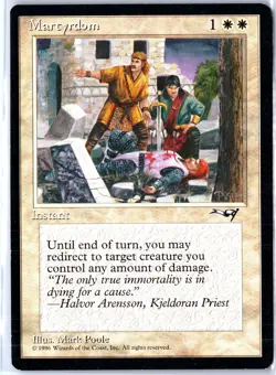 MAGIC TG: Alliances #139 Martyrdom (Wounded on Ground)- Common.M2A - Image 1