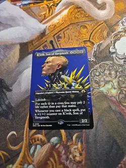 K'rrik, Son Of Yawgmoth Borderless MTG MH3 - Pack Fresh - - Image 1