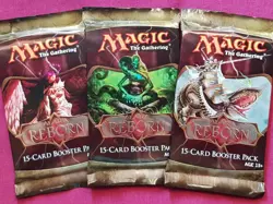 MTG Magic The Gathering ALARA REBORN New Sealed Booster ALL 3 PACK ART - Image 1