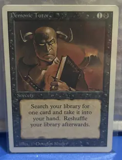 Demonic Tutor - Magic The Gathering MTG - Revised! - Image 1