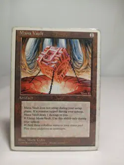 Mana Vault - 4th Edition - MTG - Magic the Gathering - LP - Image 1