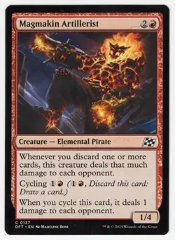 MTG Aetherdrift C Magmakin Artillerist #0137 - Image 1