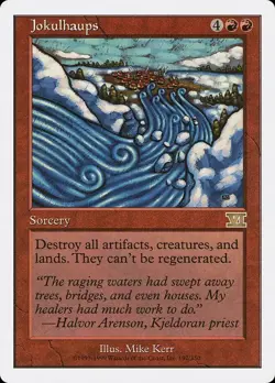 Jokulhaups 6th Edition Magic the Gathering MTG - Image 1