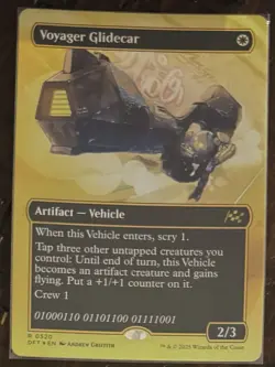 MTG - Voyager Glidecar (Borderless First-Place Foil) - Aetherdrift (DFT), 0520 - Image 2