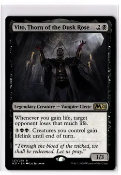 Vito, Thorn of the Dusk Rose 127 Core Set 2021 Normal NM - Image 1
