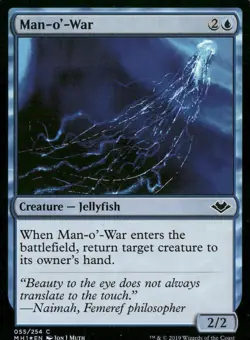 Magic: The Gathering Foil Man-o'-War (Modern Horizons) - Image 1