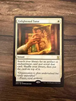Magic The Gathering: Enlightened Tutor -Eternal Masters #9 - LIGHTLY PLAYED - Image 2