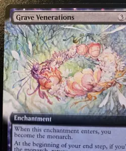 Grave Venerations (Extended Art) 0029 Rare Lorwyn Eclipsed Magic: The Gathering - Image 2