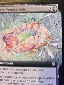 Grave Venerations (Extended Art) 0029 Rare Lorwyn Eclipsed Magic: The Gathering - Image 3