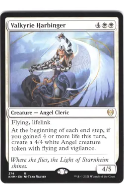 Valkyrie Harbinger #374 Kaldheim Regular Rare - Image 1