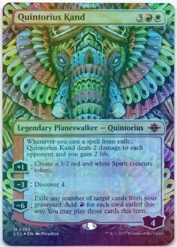 Quintorius Kand () (Borderless) Foil M The Lost Caverns of Ixalan 352 NM - Image 1
