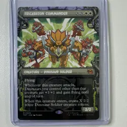Wizards of the Coast Triceraton Commander TMT Creature Dinosaur White 0226 - Image 1