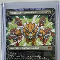Wizards of the Coast Triceraton Commander TMT Creature Dinosaur White 0226 - Image 3