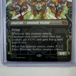 Wizards of the Coast Triceraton Commander TMT Creature Dinosaur White 0226 - Image 4