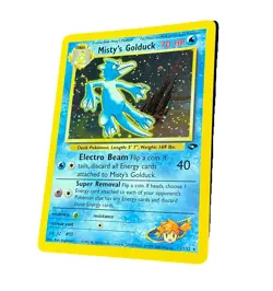 Pokemon TCG Misty's Golduck Gym Challenge Holographic Card - Image 1