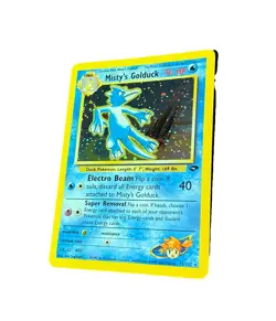 Pokemon TCG Misty's Golduck Gym Challenge Holographic Card - Image 3