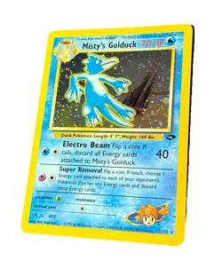 Pokemon TCG Misty's Golduck Gym Challenge Holographic Card - Image 5