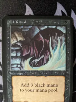 Dark Ritual ~ Alpha [Slightly Played][Magic MTG] - Image 2