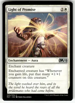 Light of Promise #25 U MTG Core Set 2021 - Image 1