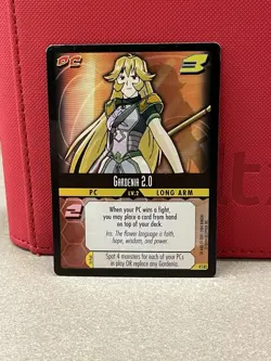 .Hack Dot Hack Enemy TCG Gardenia 2.0 Super Rare Foil 4S82 PC Card Light Play LP - Image 1