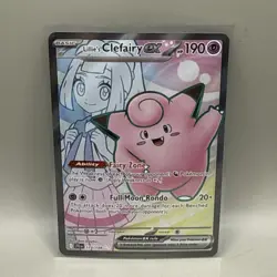 Pokemon TCG Lillie's Clefairy EX 173/159 Ultra Rare Journey Together - Image 1