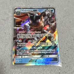Pokemon TCG Greninja GX SM197 Promo Holo Stage 2 Card SM Set Water Type - Image 1