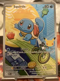 Pokemon Squirtle 039 First Partner Illustration Full Art Holo Promo - Image 1