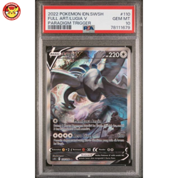 PSA 10 Lugia V S12 110/098 SR Paradigm Trigger Pokemon Indonesia - Image 1