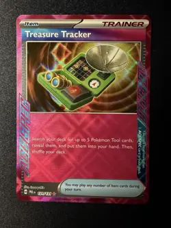 Pokemon ACE SPEC Treasure Tracker 131/131 Sv: Prismatic Ev. Holo (ENG) NM/M - Image 1