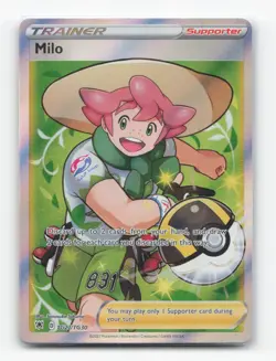 Pokemon TCG - Milo TG27/TG30 NM Ultra Rare Astral Radiance Trainer Gallery - Image 1