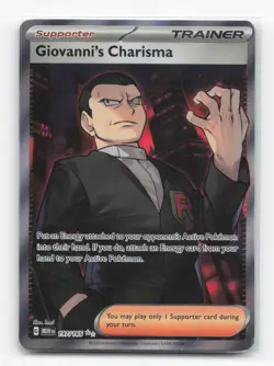 Pokemon TCG - Giovanni's Charisma 197/165 Near Mint Ultra Rare 151 - Image 1