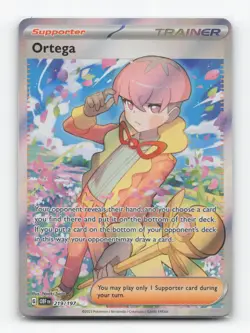 Pokemon TCG - Ortega 219/197 Near Mint Ultra Rare Obsidian Flames - Image 1