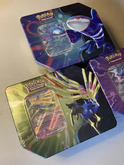 Pokemon TCG Azure Legends Tin Complete Set of 3 Kyogre Dialga New Factory Sealed - Image 3